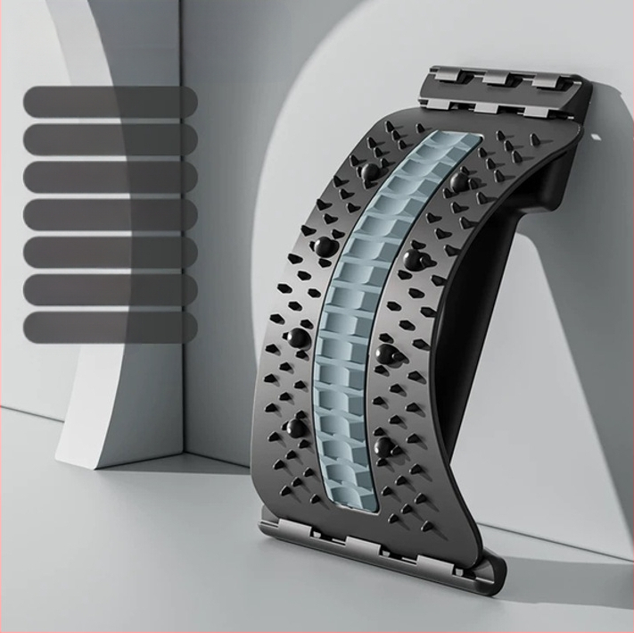 Nimmelihase leevendaja, vöökoha harjutuste venitaja, emakakaela lülisamba ülaosa, vöökoha avamine, õla avamine, seljajooga abiveojõukontroll, magnetteraapia vöökaitse