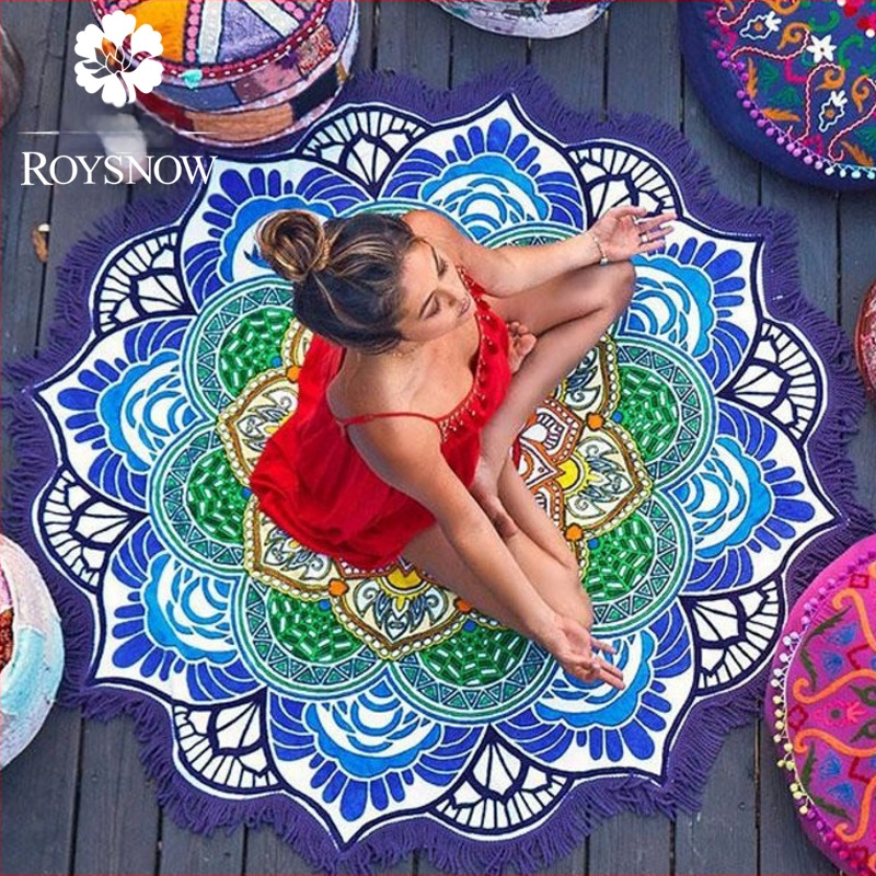 Didmeninė prekyba pomponų paplūdimio rankšluosčiais su kutais, apvaliu jogos kilimėliu, nuo saulės apsaugančiu skara, apvyniojamu sijonu, meditacijos pagalvėle, minkštu rankšluosčiu su raštu, apsauga nuo saulės