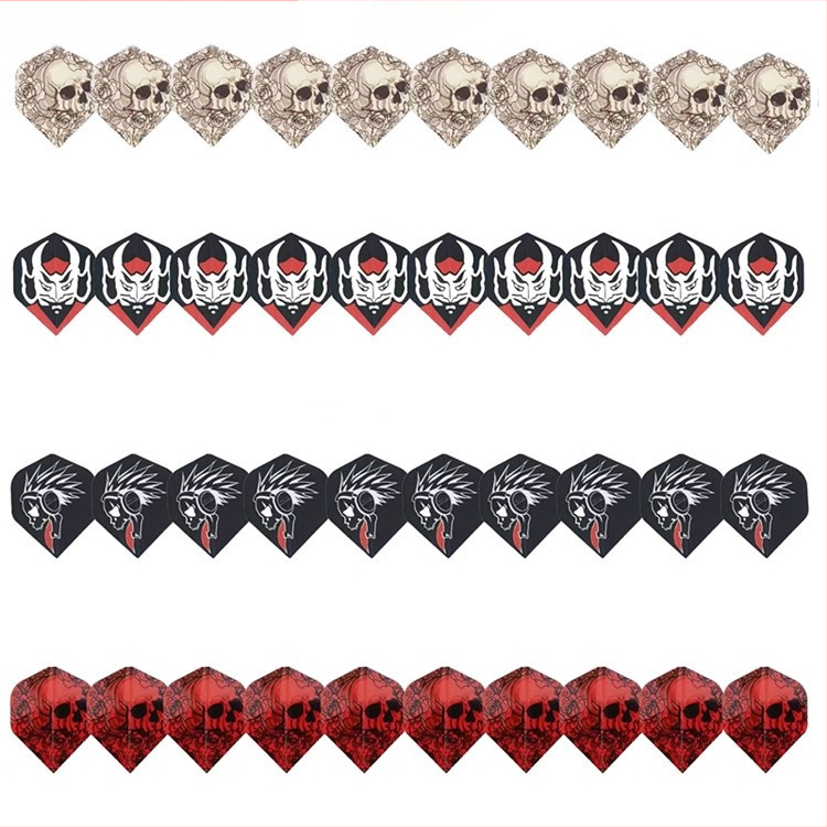 На склад 40 броя костюм PET острие за стрелички, аксесоари за стрелички, перце, крило за стрелички, полет, без пяна, без бръчки, без излитане