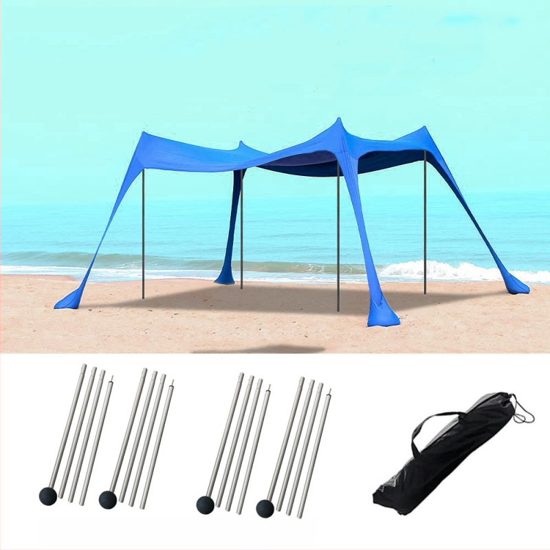 Piiriülene rannatelk Lycra varikatus päikesevari päikesekreem lahe välistingimustes mereäärne telkimine kalapüügi varikatus telkimistelk