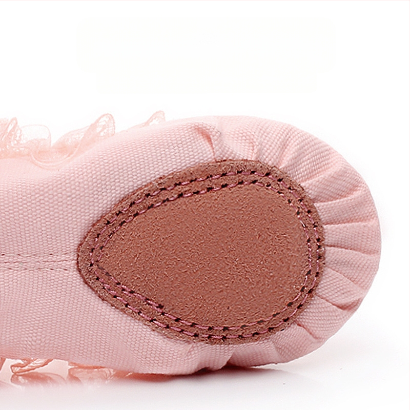 Tantsukingad naistele ja lastele pehme tallaga sügis- ja talveharjutusteks, fliisvoodriga, lihavad pitsilised kassiküünised, tüdrukute printsess-ballett, tantsukingad