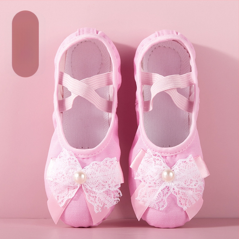 Tantsukingad naistele ja lastele pehme tallaga sügis- ja talveharjutusteks, fliisvoodriga, lihavad pitsilised kassiküünised, tüdrukute printsess-ballett, tantsukingad