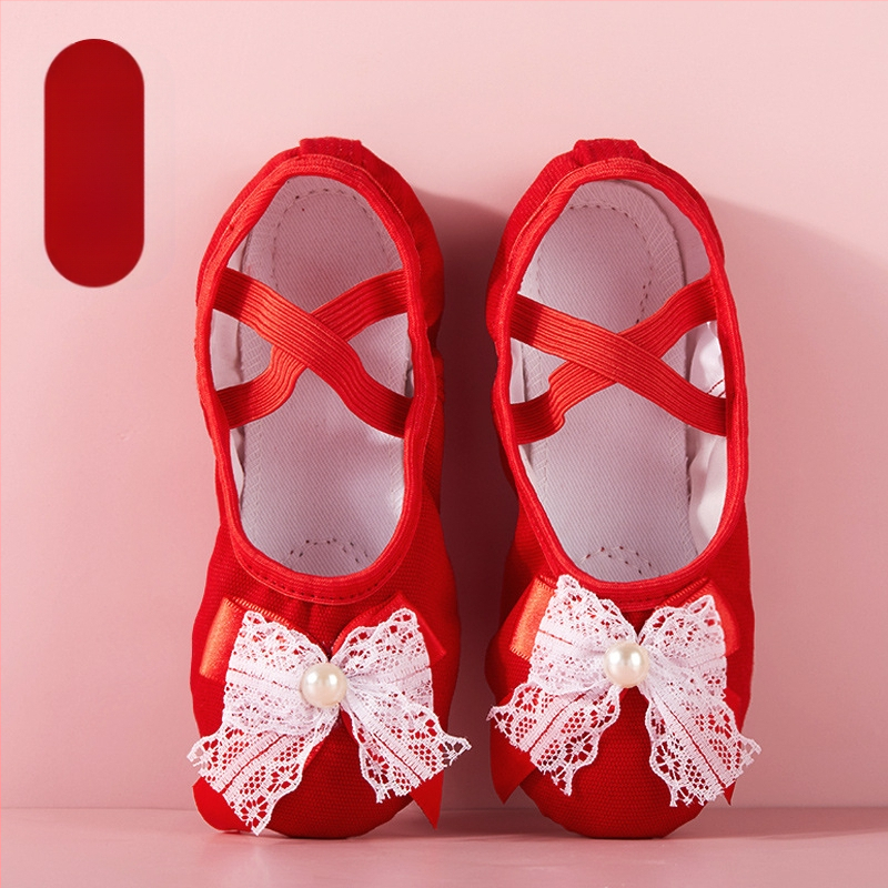 Tantsukingad naistele ja lastele pehme tallaga sügis- ja talveharjutusteks, fliisvoodriga, lihavad pitsilised kassiküünised, tüdrukute printsess-ballett, tantsukingad