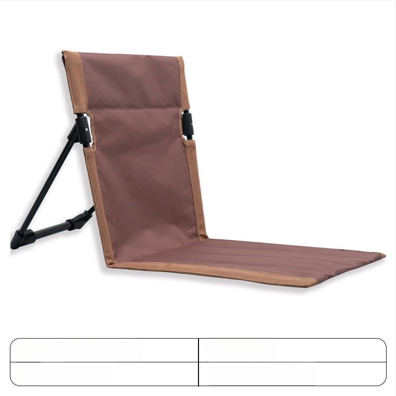 Външен къмпинг възглавница за гръб, обикновен плажен стол, преносим тревен стол, многофункционален сгъваем издръжлив стол за отдих