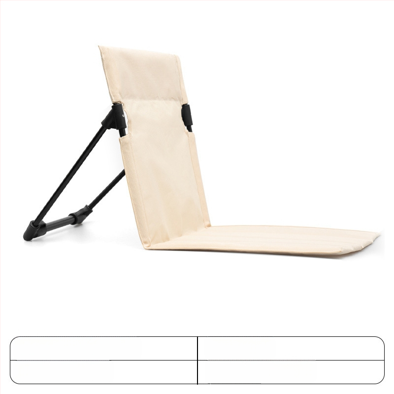 Външен къмпинг възглавница за гръб, обикновен плажен стол, преносим тревен стол, многофункционален сгъваем издръжлив стол за отдих