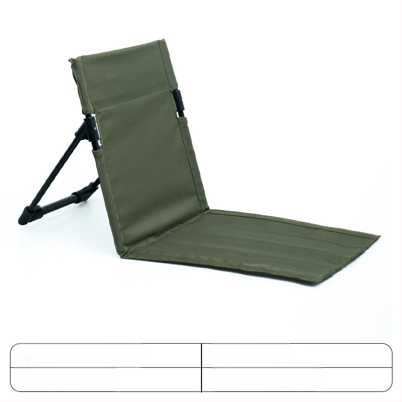 Външен къмпинг възглавница за гръб, обикновен плажен стол, преносим тревен стол, многофункционален сгъваем издръжлив стол за отдих
