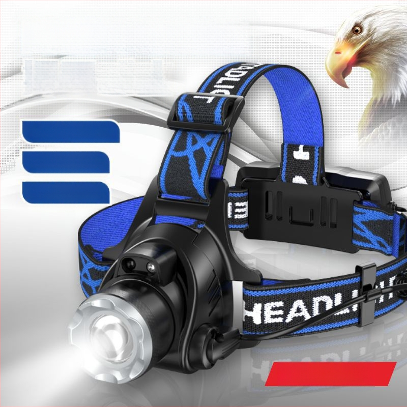 „Boyue T6“ įkrovimo indukcinis žibintas, atsparus vandeniui, LED, stiprios šviesos teleskopinis priartinimo žibintas, lauko žvejybos žibintas, didmeninė prekyba