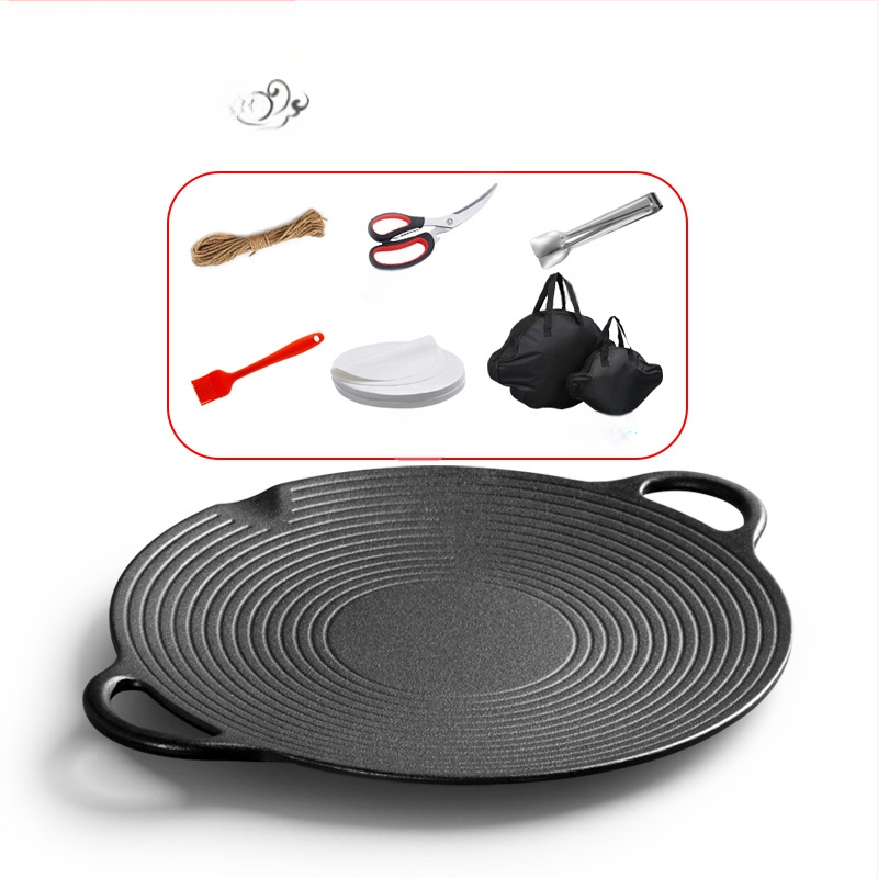 Malmist praepann Grillpann Gaasipliit Induktsioonpliit Grillpann Malmist katmata Korea stiilis õuegrillpann