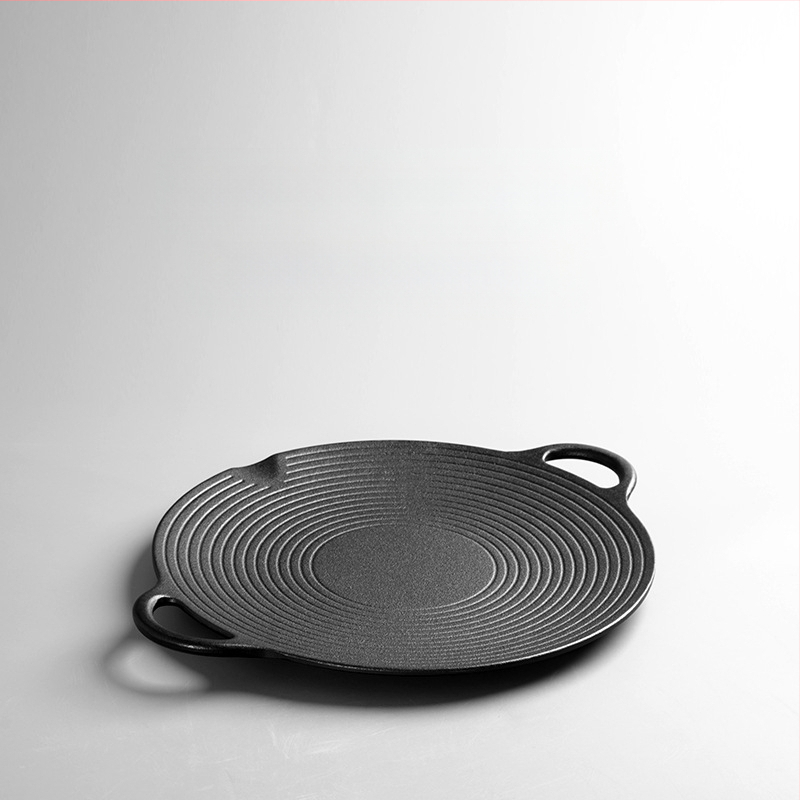 Malmist praepann Grillpann Gaasipliit Induktsioonpliit Grillpann Malmist katmata Korea stiilis õuegrillpann