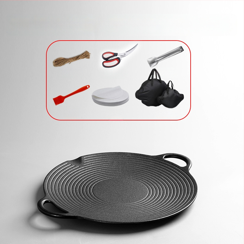 Malmist praepann Grillpann Gaasipliit Induktsioonpliit Grillpann Malmist katmata Korea stiilis õuegrillpann