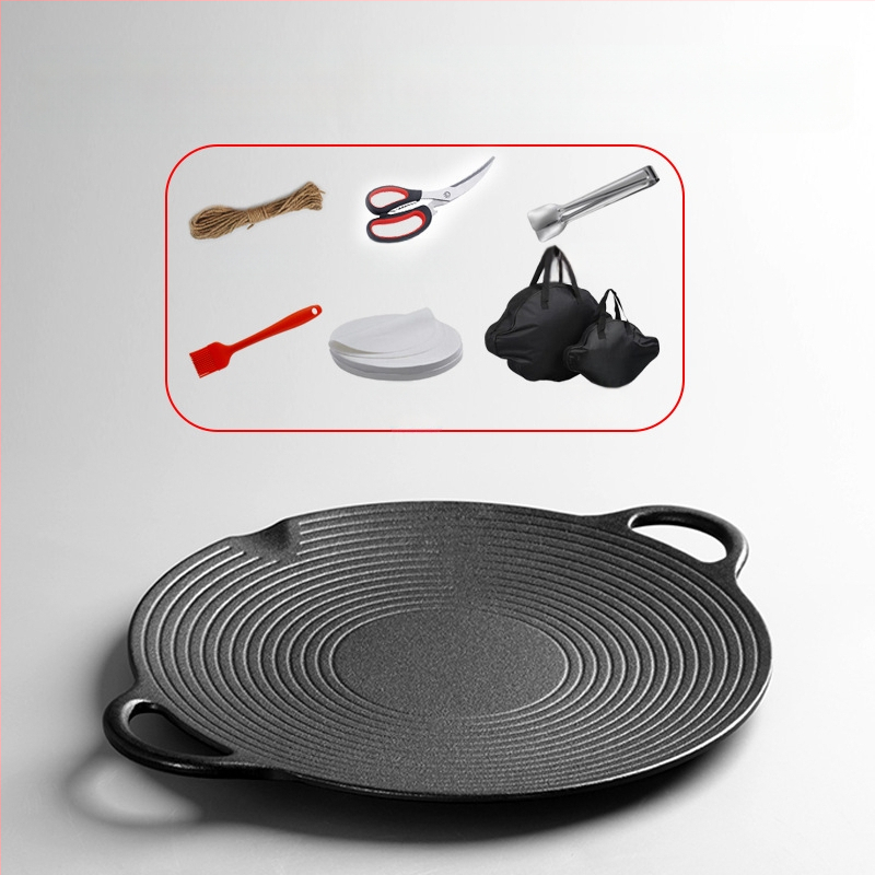 Malmist praepann Grillpann Gaasipliit Induktsioonpliit Grillpann Malmist katmata Korea stiilis õuegrillpann