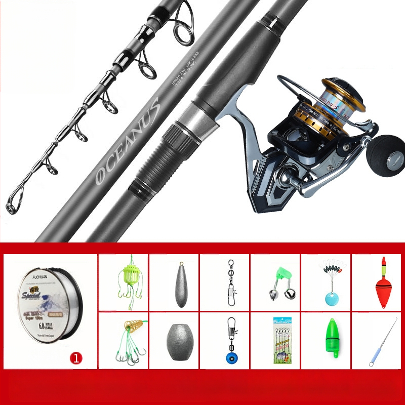 Lin Lake Εισαγόμενο καλάμι ψαρέματος στη θάλασσα, καλάμι ρίψης με τηλεχειριστήριο, κοστούμι από εξαιρετικά ελαφρύ άνθρακα, ειδικό καλάμι ρίψης για ασημένιο κυπρίνο και κυπρίνο Bighead.