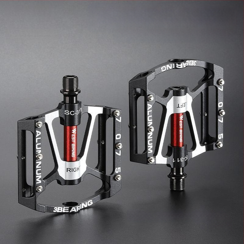 Gyári közvetlen értékesítés 3 alumínium ötvözet karosszéria csúszólemezes pedálok hegyi kerékpár pedálok kerékpár pedálok Peilin Sheng