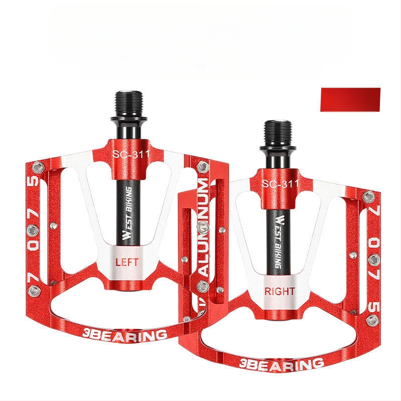 Gyári közvetlen értékesítés 3 alumínium ötvözet karosszéria csúszólemezes pedálok hegyi kerékpár pedálok kerékpár pedálok Peilin Sheng