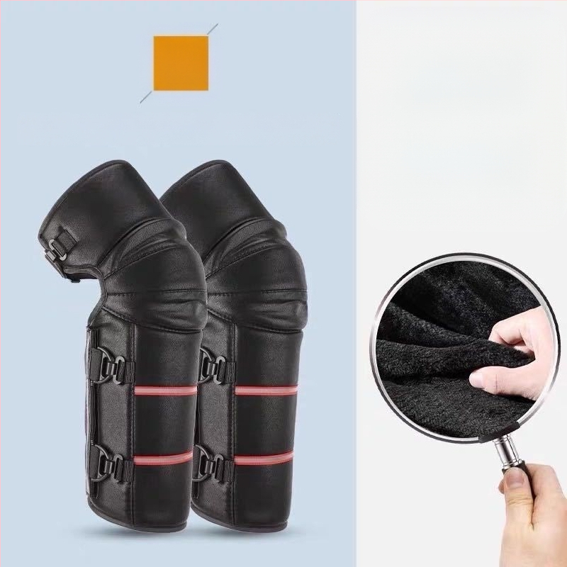 Нови топли наколенки за мъже и жени, зимни, студени, ветроустойчиви, с поларена подплата, удебелени, външно облекло, наколенки за мотоциклетисти