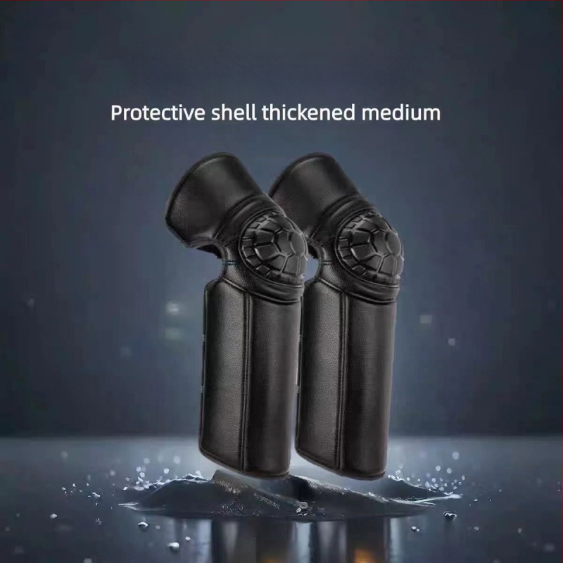 Нови топли наколенки за мъже и жени, зимни, студени, ветроустойчиви, с поларена подплата, удебелени, външно облекло, наколенки за мотоциклетисти