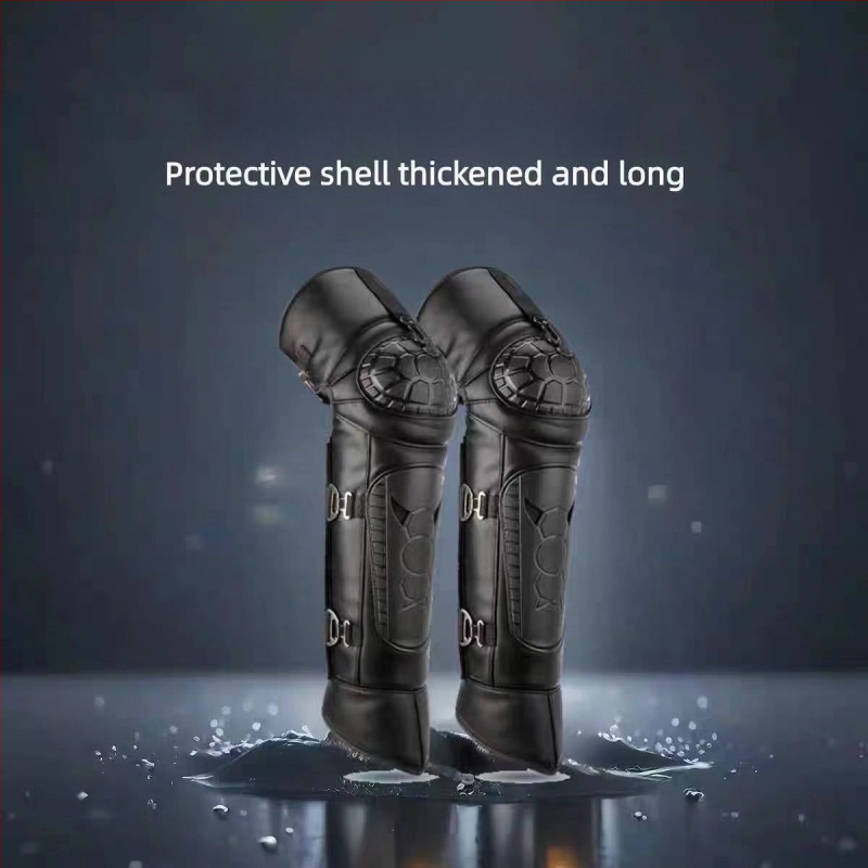 Нови топли наколенки за мъже и жени, зимни, студени, ветроустойчиви, с поларена подплата, удебелени, външно облекло, наколенки за мотоциклетисти