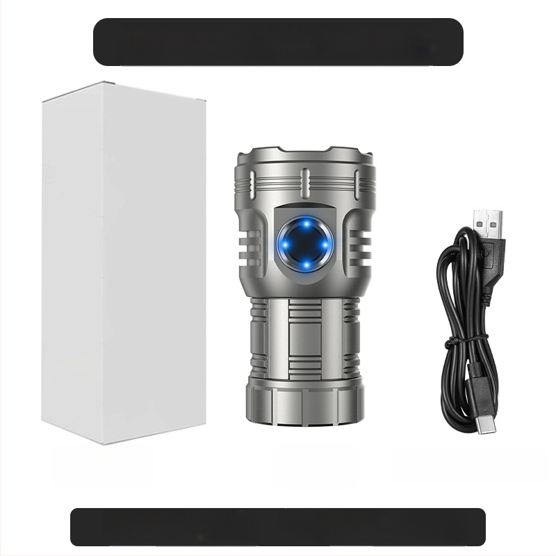 Az Amazon népszerű nyolcszögletű szörnyeteg zseblámpája szuper fényes kültéri háztartási hordozható mini világító tollcsipesz fém kalaplámpa