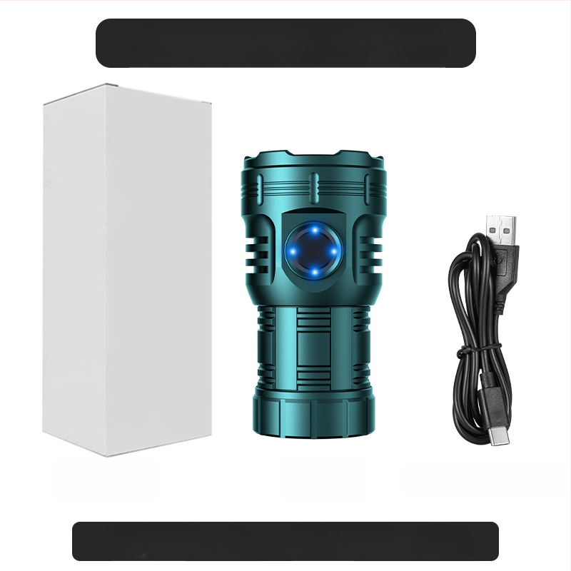 Az Amazon népszerű nyolcszögletű szörnyeteg zseblámpája szuper fényes kültéri háztartási hordozható mini világító tollcsipesz fém kalaplámpa