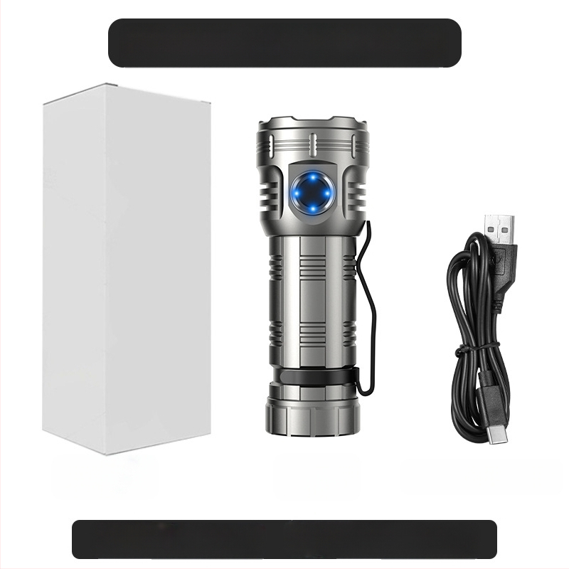 Az Amazon népszerű nyolcszögletű szörnyeteg zseblámpája szuper fényes kültéri háztartási hordozható mini világító tollcsipesz fém kalaplámpa