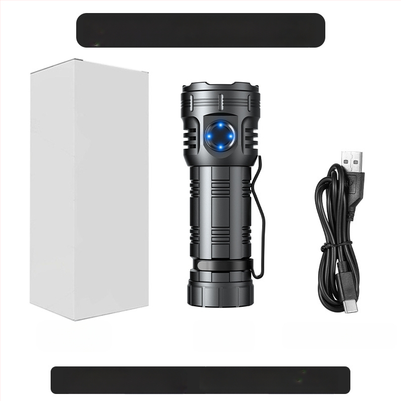 Az Amazon népszerű nyolcszögletű szörnyeteg zseblámpája szuper fényes kültéri háztartási hordozható mini világító tollcsipesz fém kalaplámpa