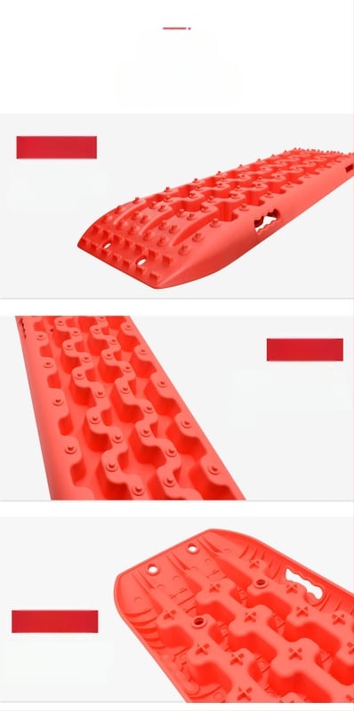 Karštai parduodama tarpvalstybinė automobilių visureigio lauko apsauga nuo spąstų, sniego nuosėdų, savitarnos gelbėjimo lenta, avarinė neslystanti pabėgimo lenta