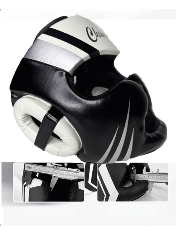 Poksipea kaitsjad Professionaalne võitlus Sanda Täiskasvanud Laste Poksiahvi Näokiiver Poksi Täielik Kaitsev Peakate