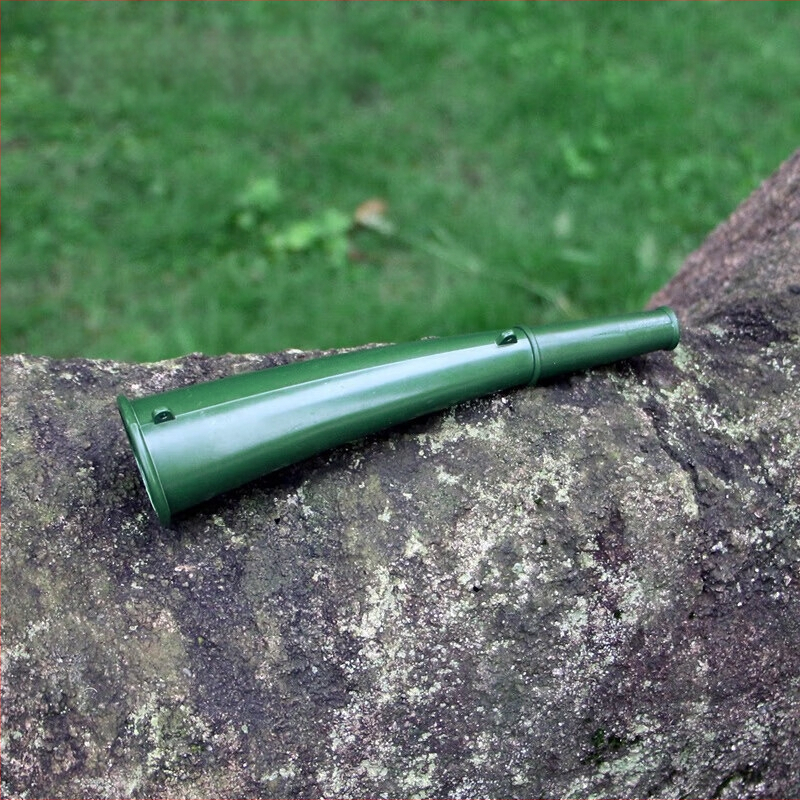 Rohelise sarve vile, välitingimustes kasutatav hädaolukorra ellujäämiskoolitus, kogunemiskoht, plastmassist signaal, väike sarv