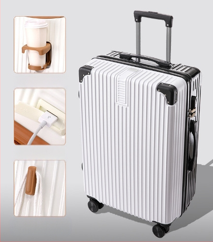 20 hüvelykes alumínium vázas kocsi tok univerzális kerekes bőrönd női bőrönd retro 24 hüvelykes diák jelszó doboz nagykereskedelmi poggyász