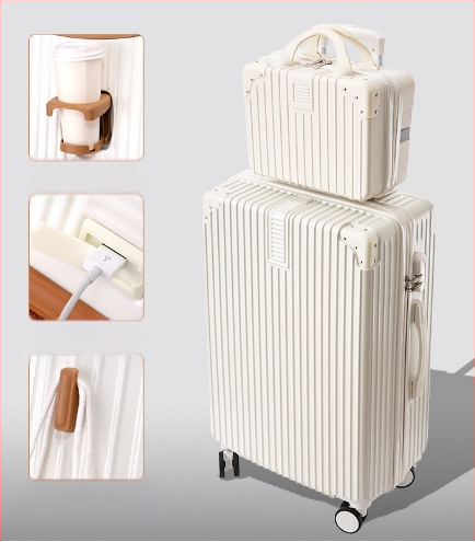 20 hüvelykes alumínium vázas kocsi tok univerzális kerekes bőrönd női bőrönd retro 24 hüvelykes diák jelszó doboz nagykereskedelmi poggyász