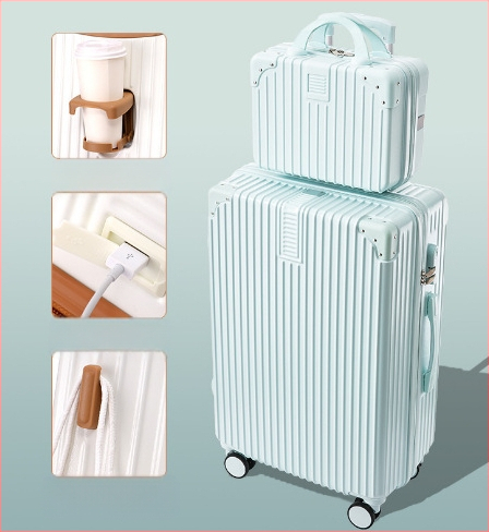 20 hüvelykes alumínium vázas kocsi tok univerzális kerekes bőrönd női bőrönd retro 24 hüvelykes diák jelszó doboz nagykereskedelmi poggyász