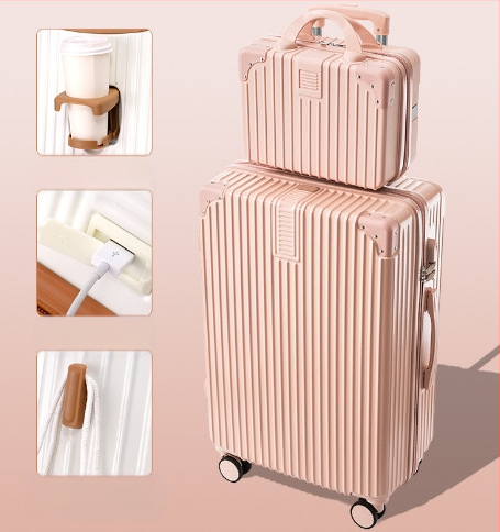 20 hüvelykes alumínium vázas kocsi tok univerzális kerekes bőrönd női bőrönd retro 24 hüvelykes diák jelszó doboz nagykereskedelmi poggyász