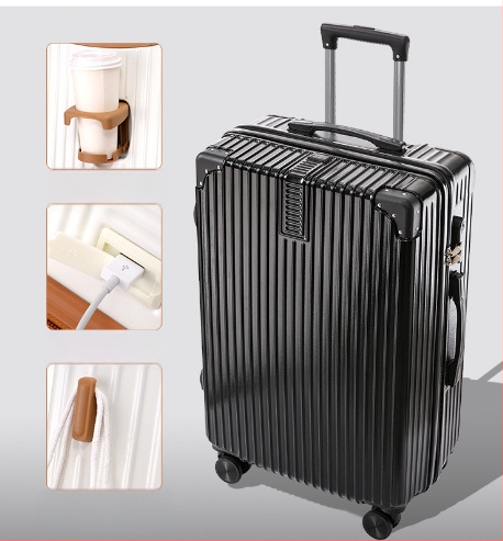 20 hüvelykes alumínium vázas kocsi tok univerzális kerekes bőrönd női bőrönd retro 24 hüvelykes diák jelszó doboz nagykereskedelmi poggyász