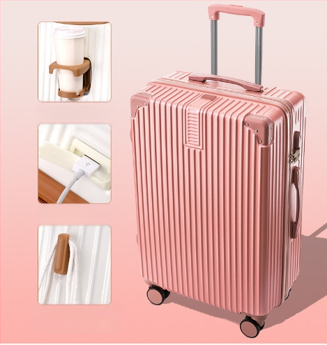 20 hüvelykes alumínium vázas kocsi tok univerzális kerekes bőrönd női bőrönd retro 24 hüvelykes diák jelszó doboz nagykereskedelmi poggyász