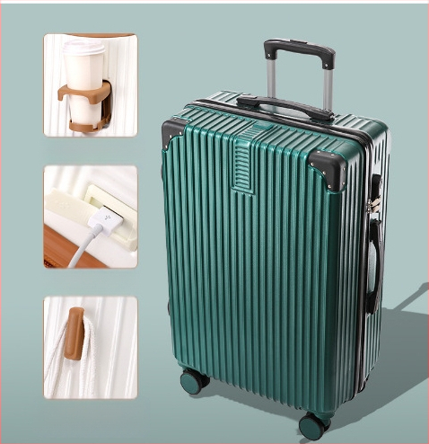 20 hüvelykes alumínium vázas kocsi tok univerzális kerekes bőrönd női bőrönd retro 24 hüvelykes diák jelszó doboz nagykereskedelmi poggyász