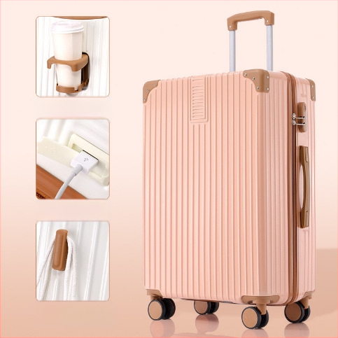 20 hüvelykes alumínium vázas kocsi tok univerzális kerekes bőrönd női bőrönd retro 24 hüvelykes diák jelszó doboz nagykereskedelmi poggyász