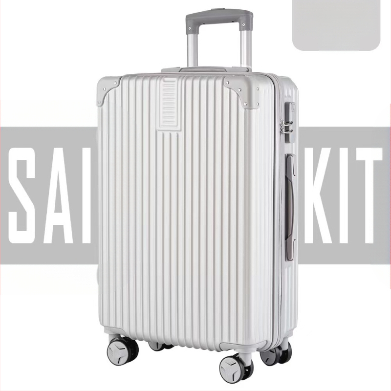 20 hüvelykes alumínium vázas kocsi tok univerzális kerekes bőrönd női bőrönd retro 24 hüvelykes diák jelszó doboz nagykereskedelmi poggyász