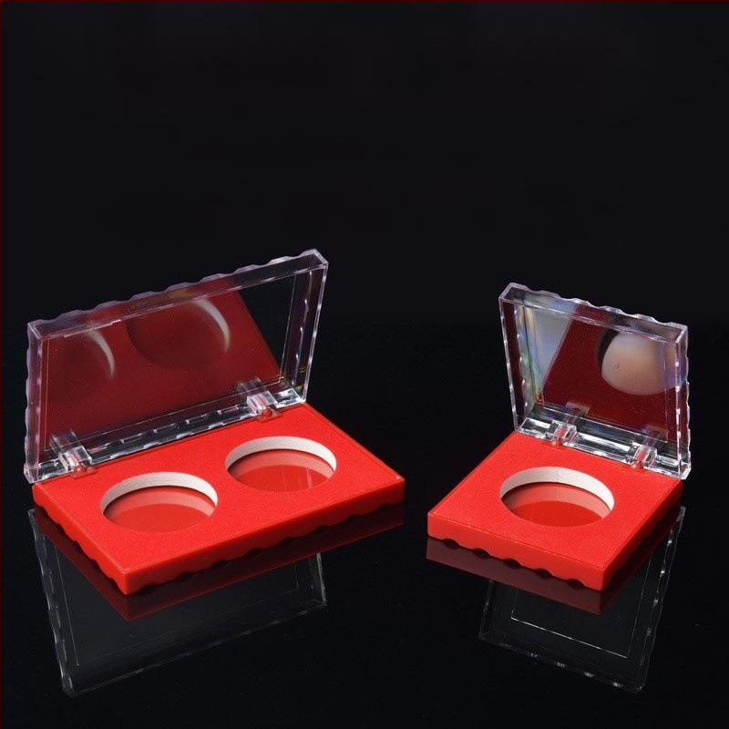 Уен Чуанг Две акрилни кутии за опаковане на монети 40 мм 35 мм възпоменателен медальон за монети Външна кутия с лазерно гравиране