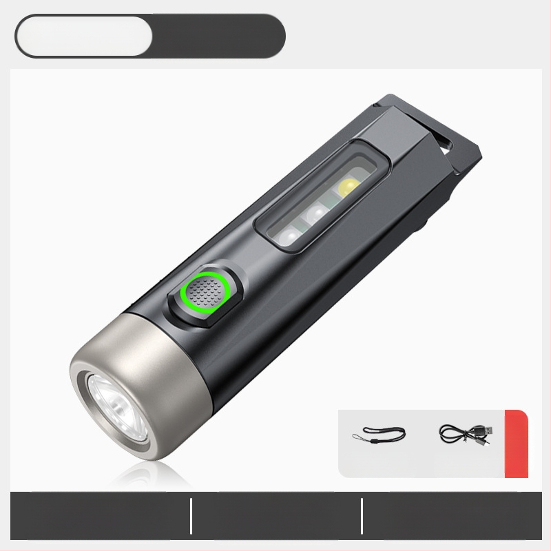 Philipsi võtmehoidjavalgusti, tugeva valgusega laetav taskulamp, õues kasutatav õpilaste multifunktsionaalne kaasaskantav minitöövalgusti