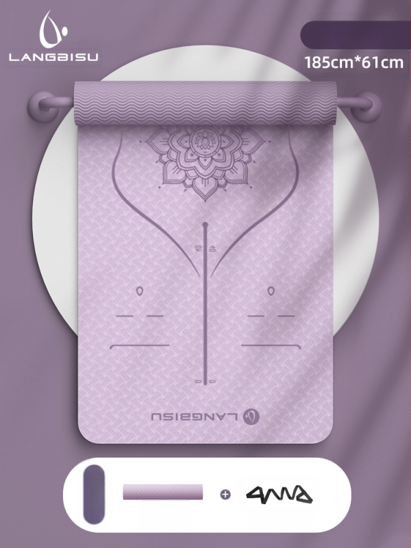 Jógaszőnyeg Fitness Mat Extra Nagy Extra Széles Extra Vastag TPE Csúszásgátló Lengéscsillapító Csendes Jógaszőnyeg Nőknek