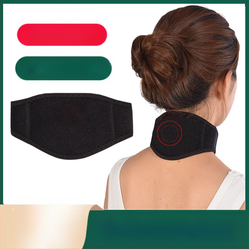 Хъбей Търговия на едро с турмалинов самозагряващ се протектор за врата Универсален подарък Горещо пресован магнитен протектор за врата Топъл протектор за шиен гръбнак Протектор за врата