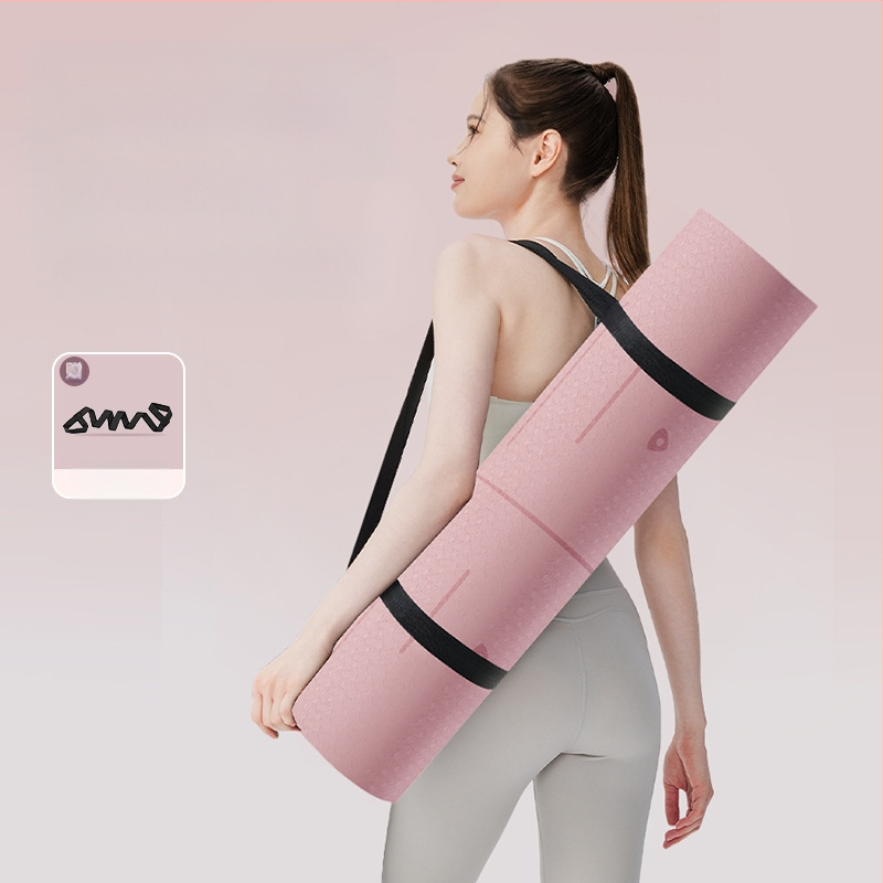 Zhenle jógaszőnyeg, környezetbarát, csúszásmentes, ütéscsillapító, csendes, speciális fitneszszőnyeg, kiszélesített és vastagított otthoni aerobik táncszőnyeg