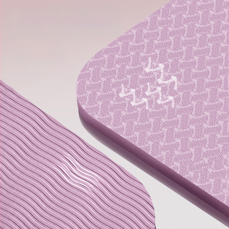 Zhenle jógaszőnyeg, környezetbarát, csúszásmentes, ütéscsillapító, csendes, speciális fitneszszőnyeg, kiszélesített és vastagított otthoni aerobik táncszőnyeg