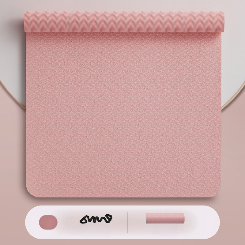 Zhenle jógaszőnyeg, környezetbarát, csúszásmentes, ütéscsillapító, csendes, speciális fitneszszőnyeg, kiszélesített és vastagított otthoni aerobik táncszőnyeg