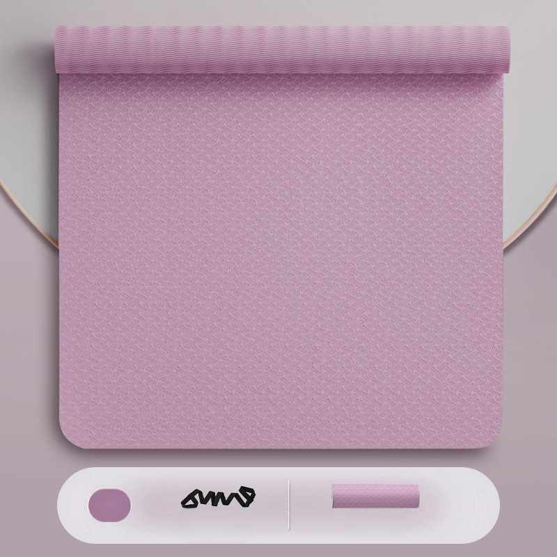 Zhenle jógaszőnyeg, környezetbarát, csúszásmentes, ütéscsillapító, csendes, speciális fitneszszőnyeg, kiszélesített és vastagított otthoni aerobik táncszőnyeg