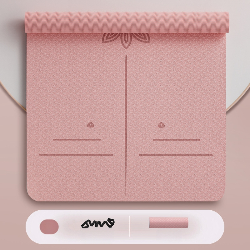 Zhenle jógaszőnyeg, környezetbarát, csúszásmentes, ütéscsillapító, csendes, speciális fitneszszőnyeg, kiszélesített és vastagított otthoni aerobik táncszőnyeg