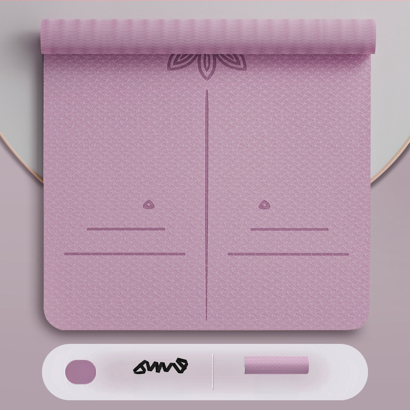 Zhenle jógaszőnyeg, környezetbarát, csúszásmentes, ütéscsillapító, csendes, speciális fitneszszőnyeg, kiszélesített és vastagított otthoni aerobik táncszőnyeg