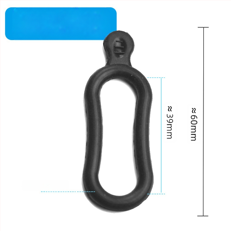 8 formos vamzdinis spaustukas dviračio smūgius sugeriantis žibinto laikiklis universalus žibintuvėlio spaustukas dviračiui, modifikuotas fiksuotas LED žibintuvėlis