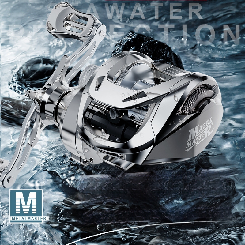 Luya Drop Wheel Pan-Use Wire Cup fekete horgászkerék határokon átnyúló robbanások halkerék 2023 New Metal Master