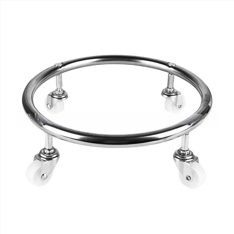 Speciális vastag, fékes univerzális kerékkel, mobil gőzhenger talptárcsával, gáztartály szíjjal, kerékalappal, cseppfolyósított gáz tálca konzollal